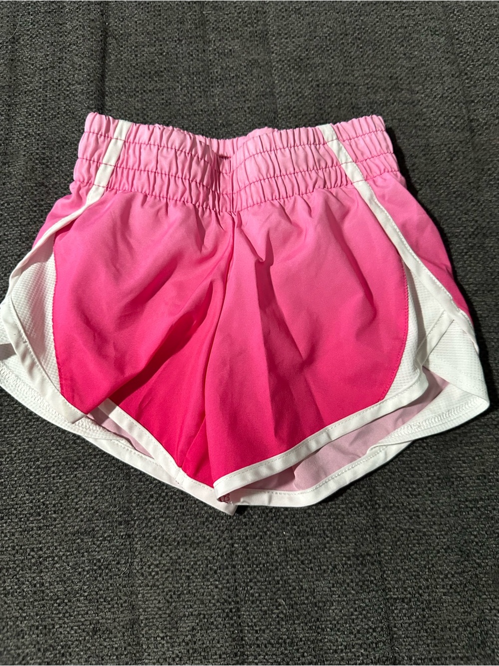 Athletic Works Hot Pink Women's Athletic Shorts with White Trim
